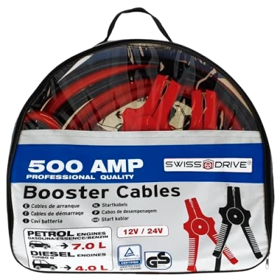 Imagen de Sumex 2707007 Cables Arranque Cobre 480 AMP, 4,5 metros, 38 mm Gs Tüv