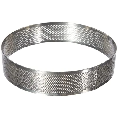 Imagen de Lacor 68546 Molde Aro Redondo Perforado 16x3,5cm Inox.
