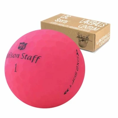 Imagen de 24 Wilson Staff Dx2 / Duo Soft Optix Pelotas de Golf AAAAA, Color Rosa, Acabado Mate, usadas