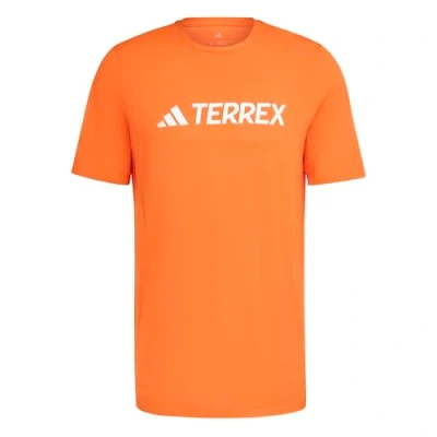 Imagen de adidas Hombre Terrex Multi Climacool Logo Tech T Shirt, Semi Impact Orange, XS