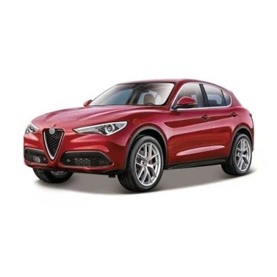 Imagen de Bauer Spielwaren Alfa Romeo Stelvio Modelo de coche a escala 1:24, assorted (Bburago 15621086R)