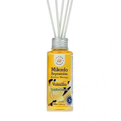 Imagen de La Casa Aromas Mikado Reposicion 100 Ml con Varillas (Vainilla)