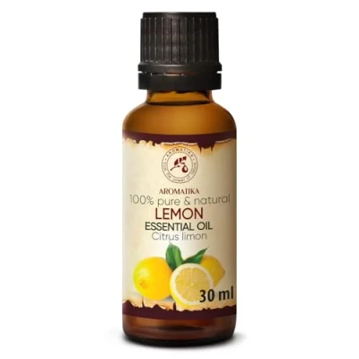 Imagen de Aceite Esencial Limón 30ml Citrus Limon Aromaterapia de 100% Puro &amp; Natural para Cuidado Cuerpo Uñas Relajación Buen Humor