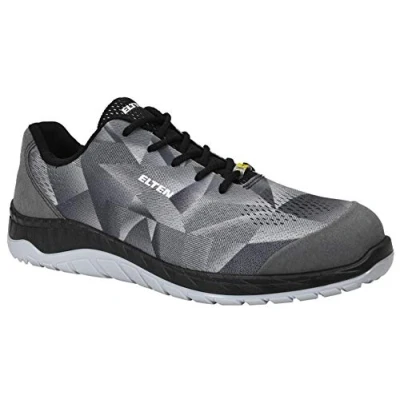Imagen de ELTEN LANDON Zapatillas de seguridad para hombre, color gris, 40, 1