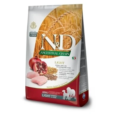 Imagen de FARMINA ND Dog ANCESTRAL Light Medium Maxi 12KG