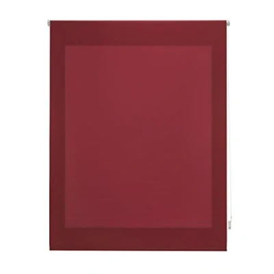 Imagen de Uniestor Liso Estor enrollable translúcido Rojo burdeos, 140 x 250 cm (Ancho por Alto). Tamaño de la Tela 137 245 cm. Estores para ventanas