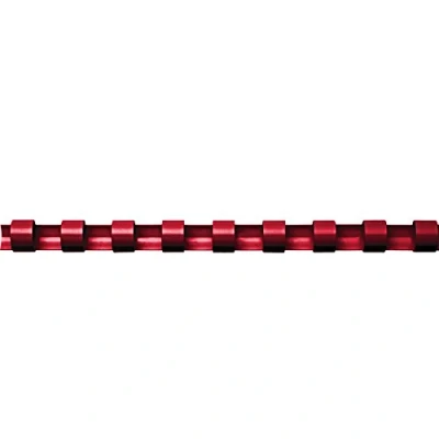 Imagen de Fellowes 5331402 Canutillos de plástico para encuadernar, 12 mm, rojo