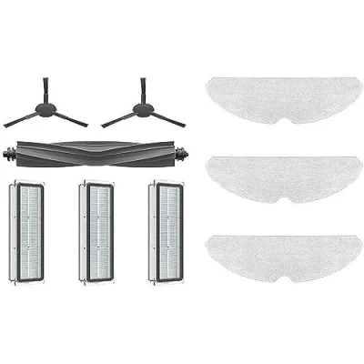 Imagen de Dreame Kit de accesorios para D10s Plus, incluye 1 cepillo principal, 2 cepillos laterales, 3 filtros y paños fregona Original compatible