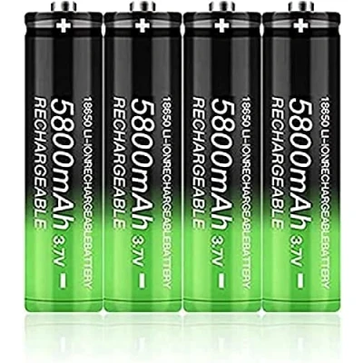 Imagen de Batería 3.7V 5800mAh Baterías Recargable para Linterna LED, Faro, Dispositivos Electrónicos 4pcs