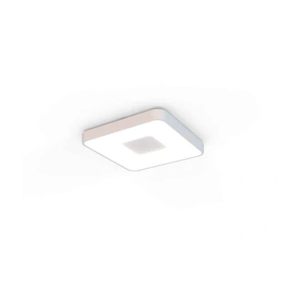 Imagen de AKUNADECOR Lampara Plafon De Forma Cuadrada Acabado Blanco Modelo Coin