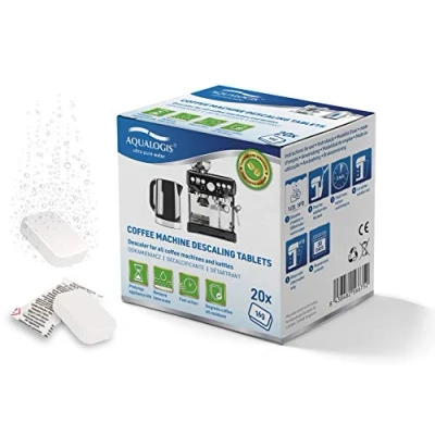 Imagen de Tabletas descalcificadoras grandes, compatibles con Tassimo TCZ6004, Krups F054, Bosch TZ8002 (paquete de 20)