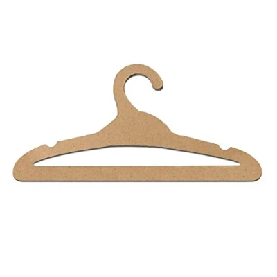 Imagen de perchas de cartón recicladas, 20 papel cartón, ecológicas, recicladas para ropa adultos (15.7 x 7.5 pulgadas)