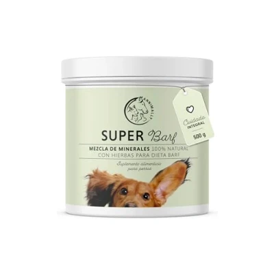 Imagen de Annimally Barf Suplemento en Polvo para Perros 500g, Complete Mezcla de Vitaminas &amp; Minerales una nutrición óptima con Minerales, Verduras, Frutas y