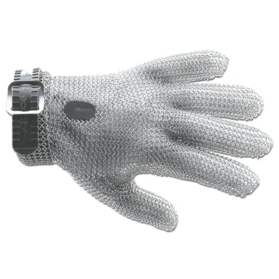 Imagen de Arcos Guantes de Protección Guante Malla Acero Inoxidable Size XXS 210 mm Color Gris