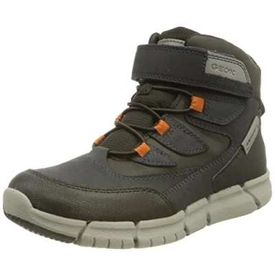 Imagen de Geox J Flexyper Boy B Abx, Botas para Niños, Azul/Gris (Navy/Grey), 30 EU