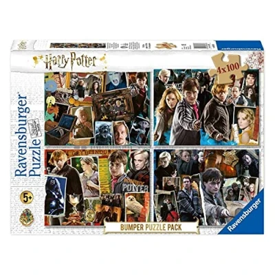 Imagen de Ravensburger Puzzles Harry Potter, Rompecabezas para Niños de 5+ Años, Juego Educativo y Estimulante, 4 100 Piezas