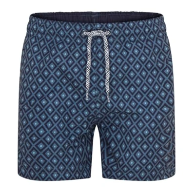 Imagen de RIPT Performance Niño Essentials Pantalones Cortos de baño Secado rápido con protección Solar UV 50, Estampado Diamantes Azul, 3 4 Años