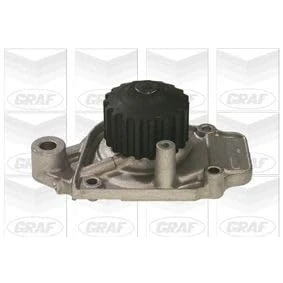 Imagen de GRAF PA428 Bomba de agua 19 con junta mecánico Chapa acero 56,2 para accionamiento correa trapecial HONDA: Civic 6 Fastback, V Hatchback