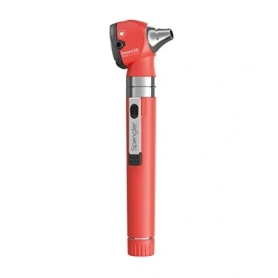 Imagen de SPENGLER Smartled 5500, Otoscopio de Diagnostico Medico, Tecnología LED y Fibra Optica, Ultra Brillante, Reproducción Perfecta del Color (Coral)