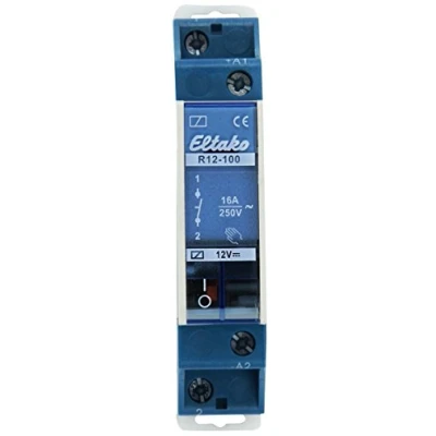 Imagen de Eltako r12 100 12vdc Rele conmutador Control electromecanico