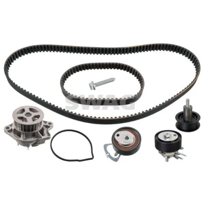 Imagen de SWAG 30 94 5118 bomba de agua + Kit Distribucion con 130, 58 VOLKSWAGEN: Golf 5, Polo V Hatchback, IV Hatchback