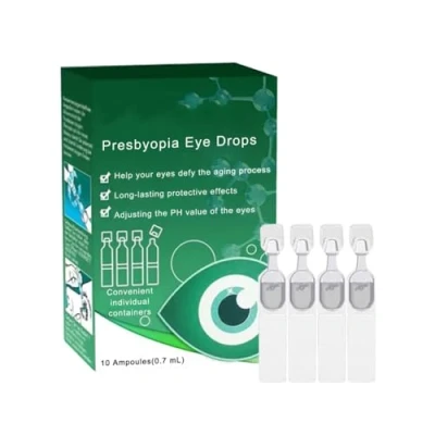 Imagen de Oveallgo Presbicia Visionrestore Gotas Oculares, para el Cuidado de los Ojos Reponer Nutrición Ocular (1box)