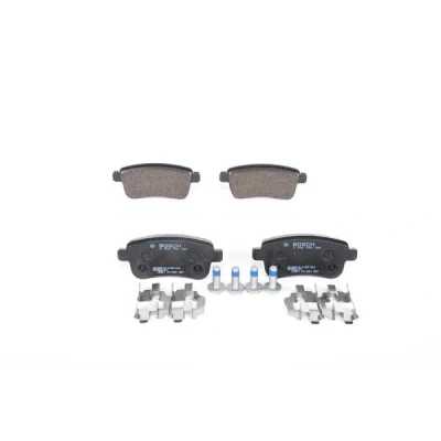 Imagen de BOSCH 0 986 494 384 Juego de pastillas freno Low Metallic con tornillos, instrucciones montaje RENAULT: MEGANE 3, GRAND SCENIC 3