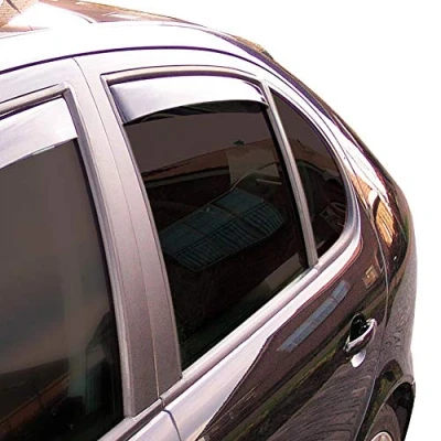 Imagen de ClimAir 4581 Dark Deflectores de aire Master Negro (trasera) compatible con Peugeot 3008 II 5 puertas 2016