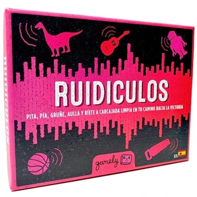Imagen de Gamely RUIDICULOS (Español) El divertidísimo Juego de Bolsillo en Que se Hacen Ruidos ridículos Cartas para Toda la Familia hará reír a niños, jóvenes y Mayores