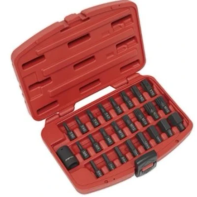 Imagen de SEALEY AK5612 Kit de puntas tornillo Maleta plástico 25