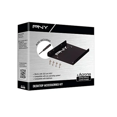 Imagen de Pny P 72002535 m kit Adaptador Bahía Para Disco Duro De 2.5&quot;/ssd 3.5&quot;