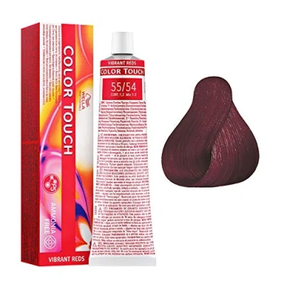 Imagen de Wella Professionals Color Touch Vibrant Reds 60 ml 55/54 Light Brown Mahogany Intense Coppery