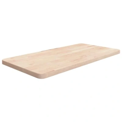 Imagen de vidaXL Encimera de Baño Lavabo Tablero Superficie Tocador Mesa Centro Mesita Cocina Comedor Salón Sala Estar Madera Maciza sin Tratar