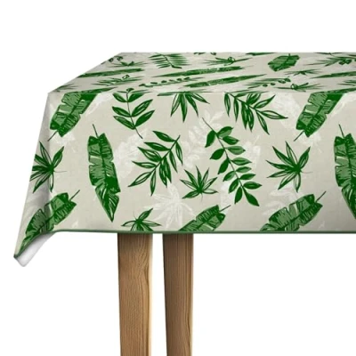 Imagen de d c fix mantel hule mesa Manhattan Lluvia Bosque antimanchas resinado impermeable moderno plastico pvc vinilo para interior y exterior 140 cm x 180 rectangular