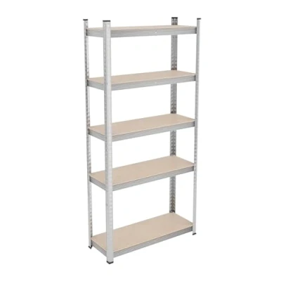 Imagen de Relaxdays Estantería Metálica, 250 kg, Cargas Pesadas, Sótano, Taller, Acero Galvanizado, 168 x 80 30 cm, Plateado