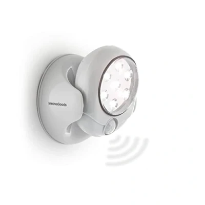 Imagen de InnovaGoods® Luces led con Sensor de Movimiento Lumact 360º, habitacion 360 Grados y diseño Compacto, Iluminación Nocturna, Ideal para el hogar la Oficina.