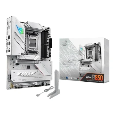 Imagen de ASUS ROG Strix B850 A Gaming WiFi Placa Base AMD ATX, 14+2+2 etapas de Potencia, DDR5, Cuatro Ranuras M.2, PCIe 5.0, 7, USB Tipo C 20 Gbps y Aura Sync RGB
