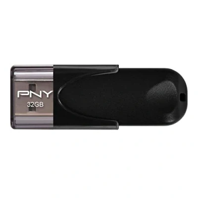 Imagen de PNY FD32GATT4 EF Memoria USB 2.0 de 32 GB (25 MB/s), Color Negro