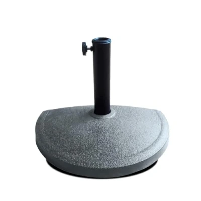 Imagen de Acomoda Textil Base de Sombrilla Ajustable, Estable y Resistente para Terraza, Jardín Patio. Pie con Adaptador Manejable Parasol. (Media Luna, 10kg)