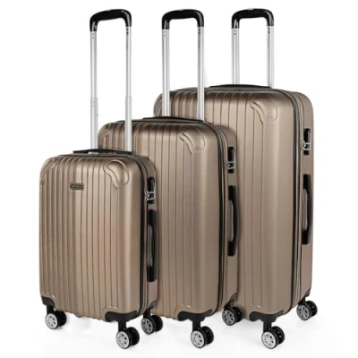 Imagen de Itaca SET of 3 Juego de maletas, Talla: One Size, Champagne