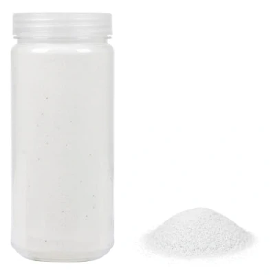 Imagen de Heku 30330 01: Arena decorativa, color blanco, 750 g, en lata resellable, 750g