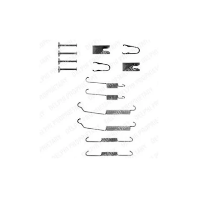 Imagen de DELPHI LY1257 Juego de accesorios, zapatas freno MERCEDES BENZ: W124 Berlina, Clase A