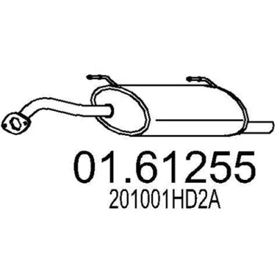 Imagen de Silenciador posterior MTS 01.61255