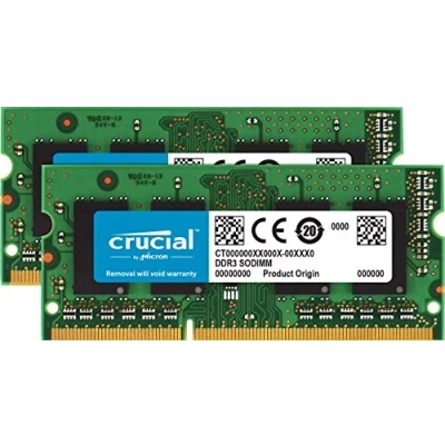 Imagen de Crucial CT2K8G3S186DM Kit de Memoria para Mac 16 GB (8 x 2, DDR3/DDR3L, 1866 MT/s, PC3 14900, SODIMM, 240 Pin)