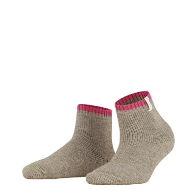 Imagen de Falke Cosy Plush W SSO Lana Alpaca Estampado 1 Par, Calcetines Mujer, Marrón (Nut Melange 4770), 35 38