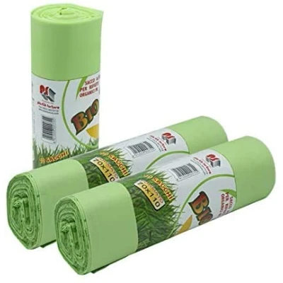 Imagen de VIRSUS Bolsas de recogida húmeda y orgánica, 70 x 110 cm (110 litros), 100 unidades biodegradables compostables