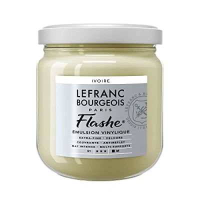 Imagen de Lefranc Bourgeois vinilo Pintura Acrílica, extra fina color de para artistas, beige, 400ml Topf Vinylfarbe