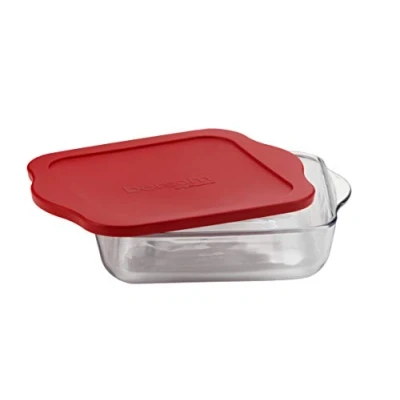 Imagen de Pasabahce 59024 Borcam Fuente rectangular de cristal para horno (32 x 28 cm, 3,2 L)