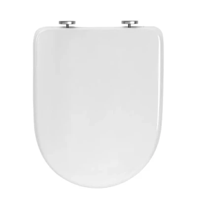 Imagen de WOLTU Tapa de WC Inodoro Asiento Bisagra Cierre Suave Instalar Rápida Antibacteriano