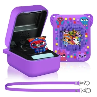 Imagen de BLOOOK funda para Bitzee Interactive Toy Digital Pet, protectora con estampado animal, compatible los accesorios de Pet